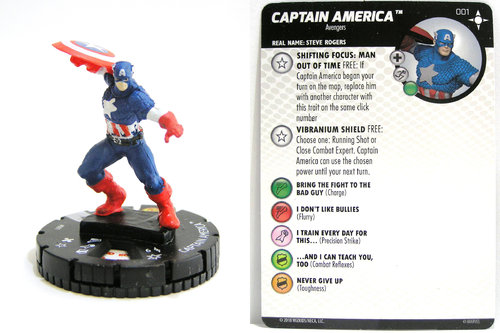 Heroclix - #001 Captain America - Secret Wars Battleworld