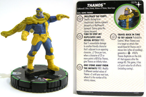 Heroclix - #007b Thanos - Secret Wars Battleworld