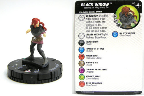 Heroclix - #021 Black Widow - Secret Wars Battleworld