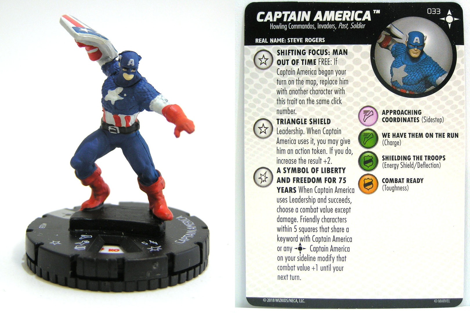 Marvel Heroclix Secret Wars Battleworld Captain America Uncommon 017