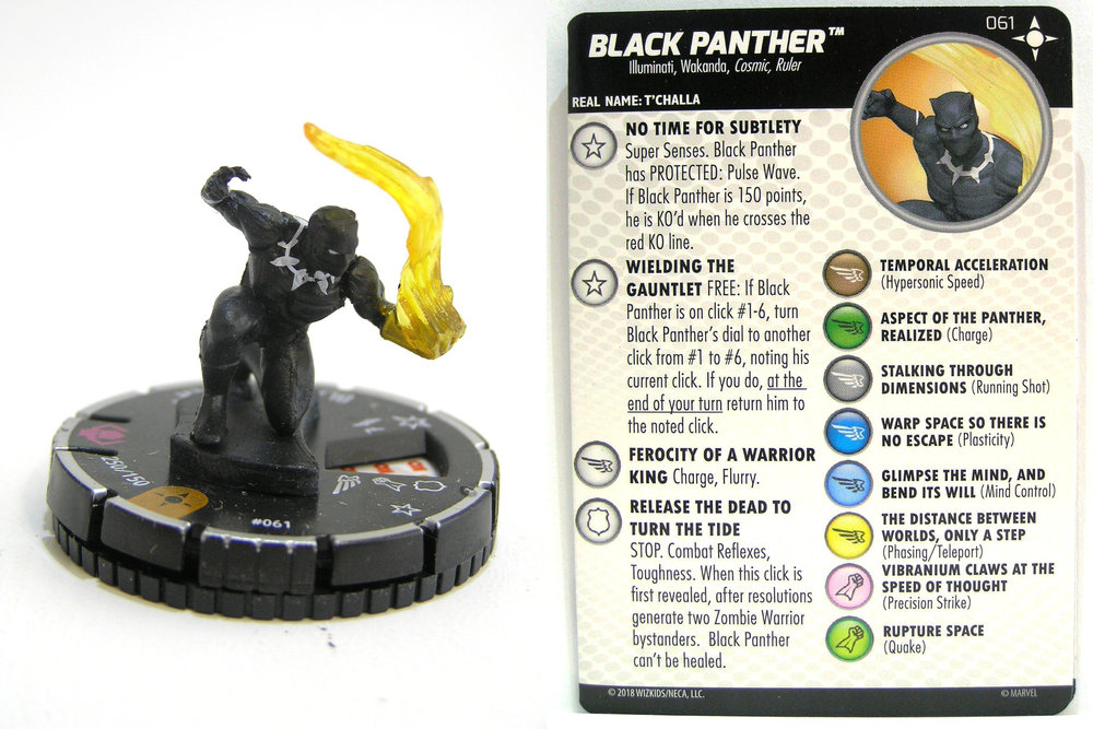 HEROCLIX AVENGERS INFINITY #002 Black Panther X2 *C* 