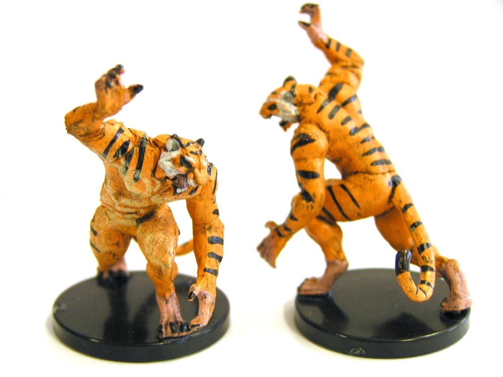 Details about   Kingmaker ~ WERETIGER #23 Pathfinder Battles miniature D&D tiger shapeshifter 