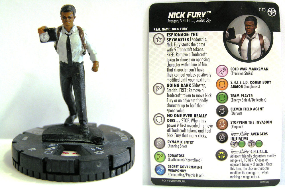 Heroclix - #013 Nick Fury - Captain Marvel Movie Set - mtgandmore.de