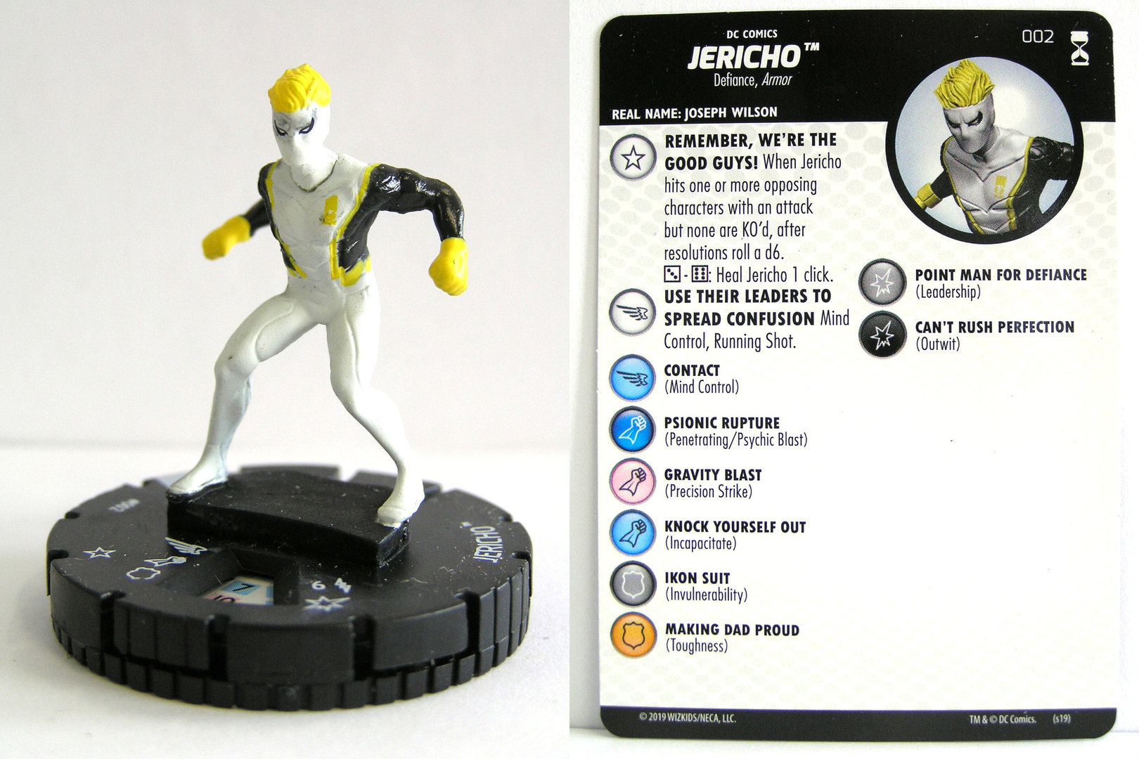 JERICHO 002 DC Universe Rebirth HeroClix 