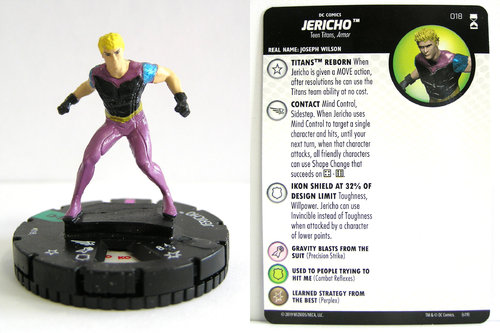 HeroClix - #018 Jericho - DC Rebirth