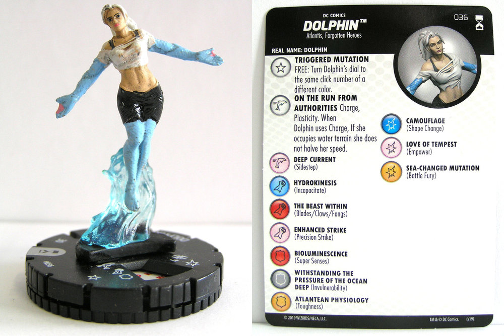#036 Dolphin HeroClix DC Rebirth
