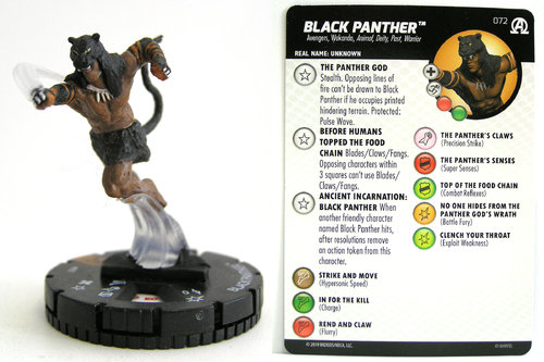 HeroClix - #072 Black Panther - Black Panther and the Illuminati