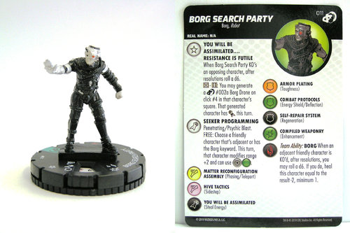 HeroClix - #011 Borg Search Party - Star Trek Resistance is Futile
