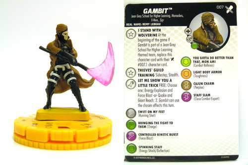 HeroClix - #007 Gambit - X-Men Regenesis