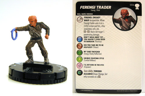 HeroClix - #004 Ferengi Trader - Star Trek To Boldly Go