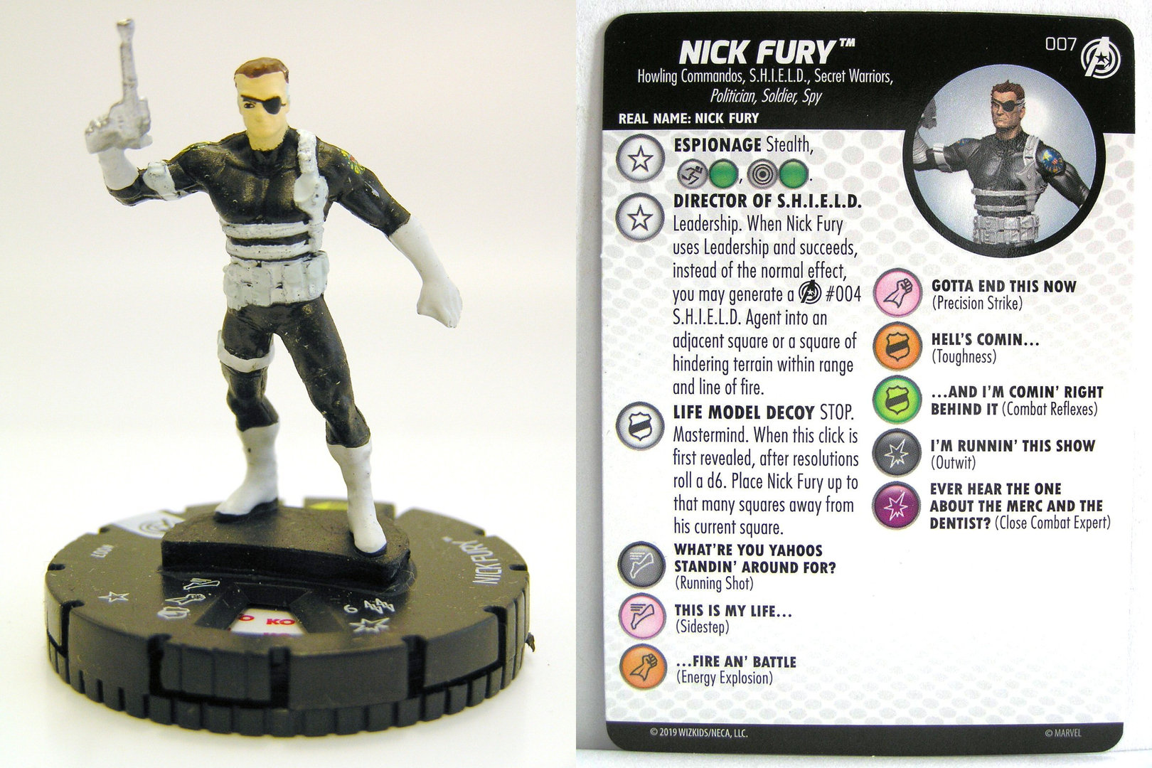 HeroClix - #007 Nick Fury - Captain America and the Avengers 