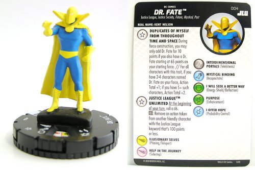 HeroClix - #004 Dr. Fate - Justice League Unlimited