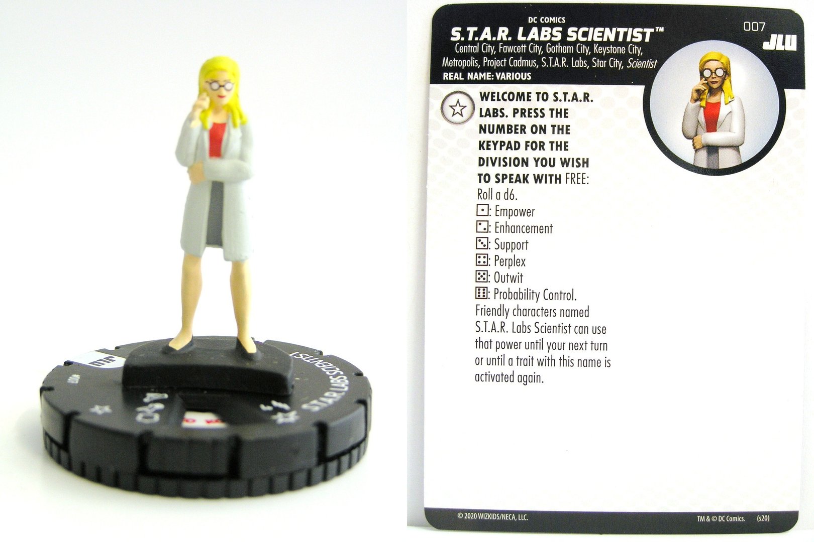 Heroclix Justice League Unlimited #007 S.T.A.R Labs Scientist 