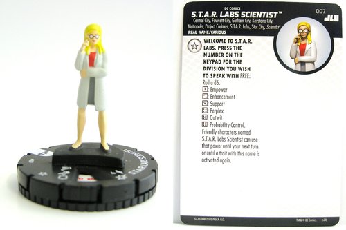 HeroClix - #007 S.T.A.R. Labs Scientist - Justice League Unlimited
