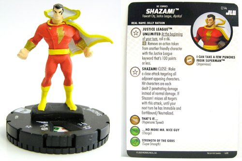 HeroClix - #014 Shazam! - Justice League Unlimited