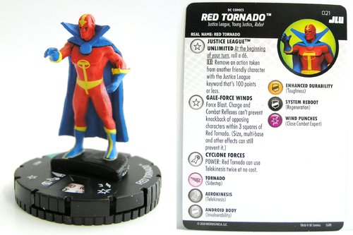 HeroClix - #021 Red Tornado - Justice League Unlimited
