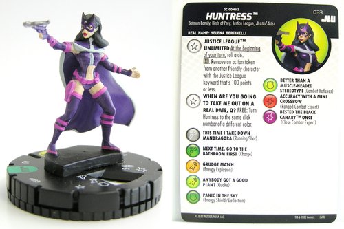 HeroClix - #033 Huntress - Justice League Unlimited