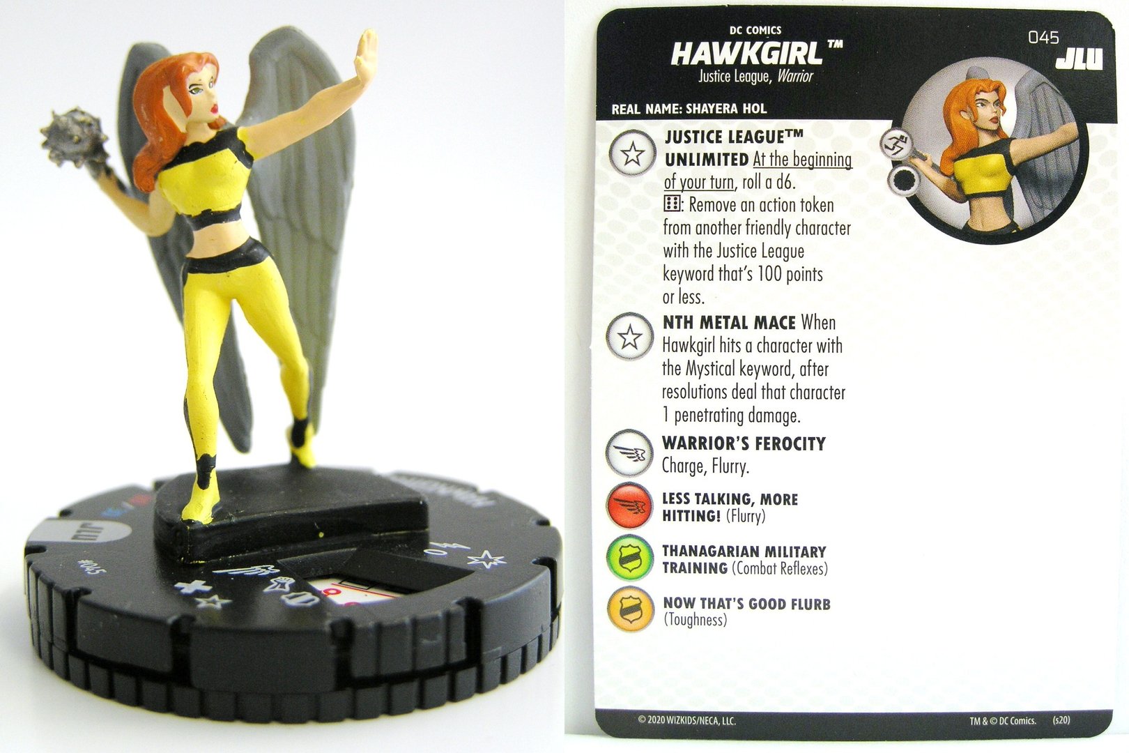DC Heroclix Justice League Unlimited 045 Hawkgirl Rare 