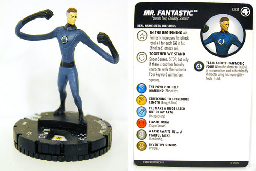 HeroClix - #001 Mr. Fantastic - Fantastic Four