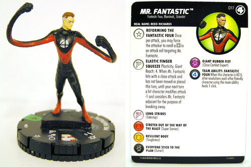 HeroClix - #017 Mr. Fantastic - Fantastic Four