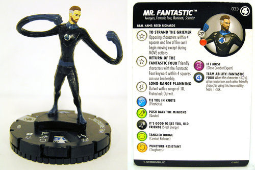 HeroClix - #033 Mr. Fantastic - Fantastic Four