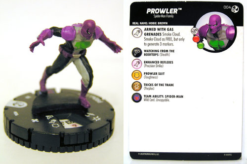 HeroClix - #004 Prowler - Spider-Man and Venom Absolute Carnage