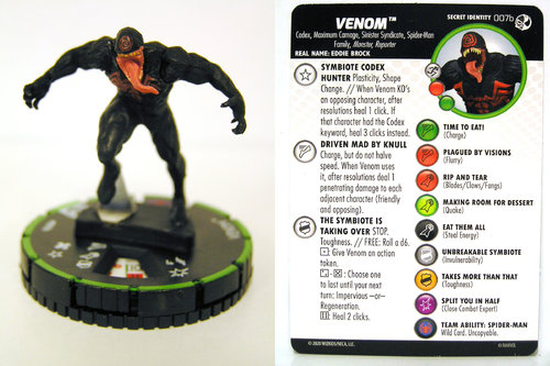 HeroClix - #007b Venom  - Spider-Man and Venom Absolute Carnage