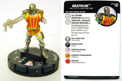 HeroClix - #008 Deathlok - Spider-Man and Venom Absolute Carnage