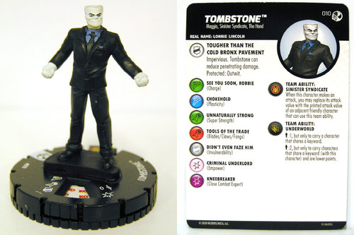 HeroClix - #010 Tombstone - Spider-Man and Venom Absolute Carnage