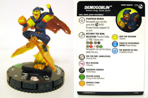 HeroClix - #019 Demogoblin - Spider-Man and Venom Absolute Carnage