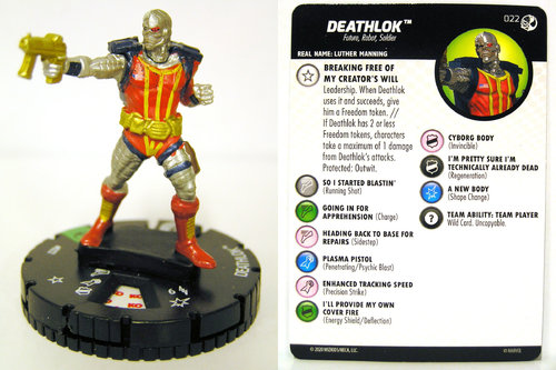 HeroClix - #022 Deathlok - Spider-Man and Venom Absolute Carnage