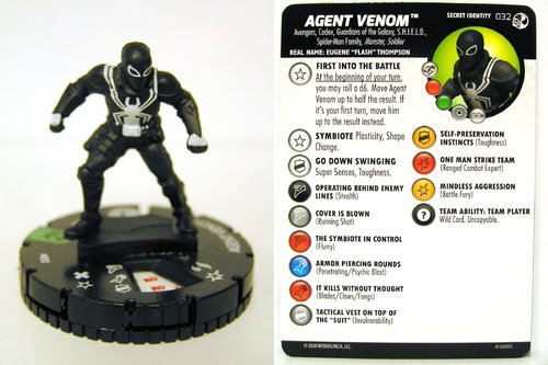 HeroClix - #032 Agent Venom - Spider-Man and Venom Absolute Carnage
