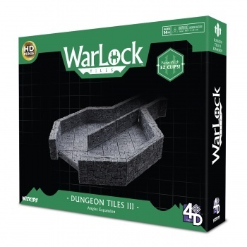 WZK16512 WarLock Tiles: Dungeon Tiles III Angles