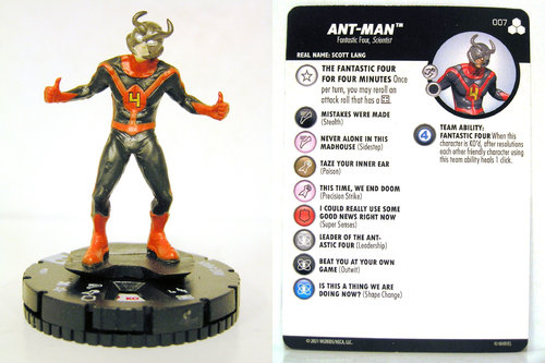 HeroClix - #007 Ant-Man - Fantastic Four Future Foundation