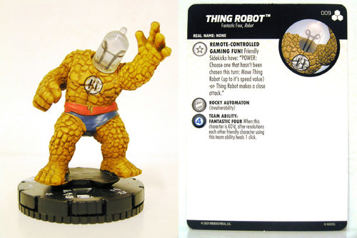 HeroClix - #009 Thing Robot - Fantastic Four Future Foundation