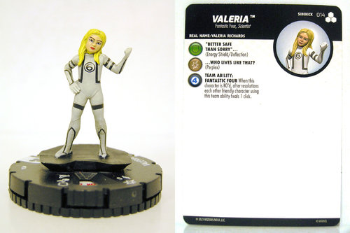 HeroClix - #014 Valeria - Fantastic Four Future Foundation