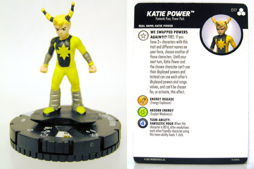 HeroClix - #017 Katie Power - Fantastic Four Future Foundation