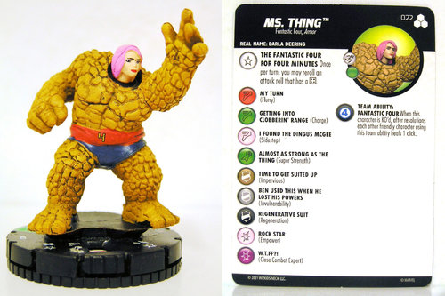 HeroClix - #022 Ms. Thing - Fantastic Four Future Foundation