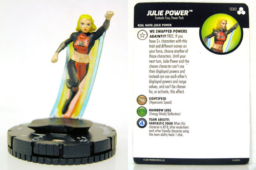 HeroClix - #030 Julie Power - Fantastic Four Future Foundation