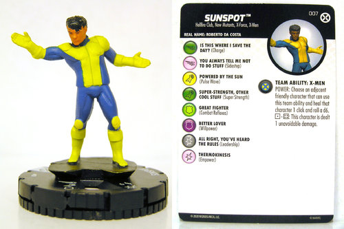 HeroClix - #007 Sunspot - X-Men House of X