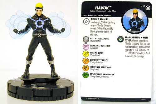 HeroClix - #010 Havok - X-Men House of X