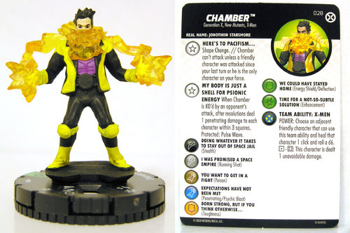 HeroClix - #028 Chamber - X-Men House of X