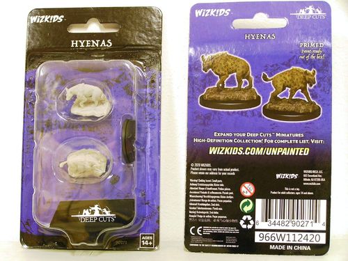WZK90271 - Pathfinder Deep Cuts Wave 14 - Unpainted Miniatures - Hyenas