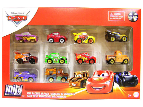 Disney - Cars Mini Racers 10-Pack