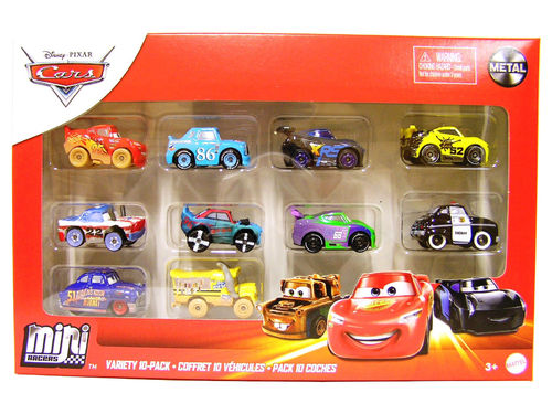Disney - Cars Mini Racers Variety 10-Pack