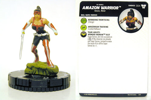 HeroClix - #004 Amazon Warrior - Wonder Woman 80th Anniversary