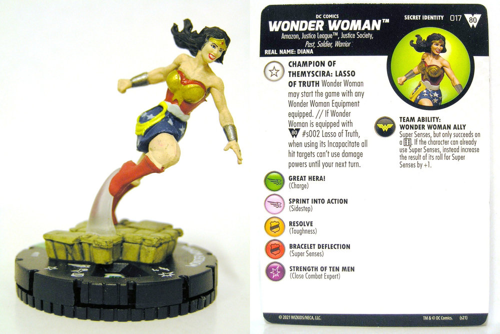 Wonder Woman 80th Anniversary #015 Batman HeroClix 