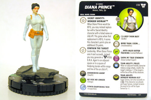 HeroClix - #018 Diana Prince - Wonder Woman 80th Anniversary