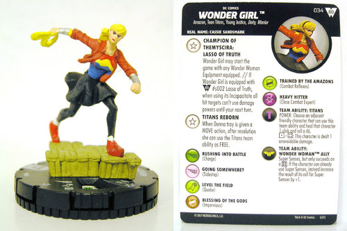 HeroClix - #034 Wonder Girl - Wonder Woman 80th Anniversary