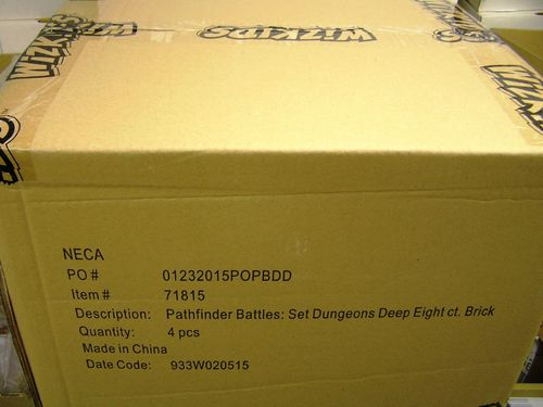 Pathfinder Battles Dungeons Deep Booster Case + Promo Amethyst Dragon Wyrmling Box